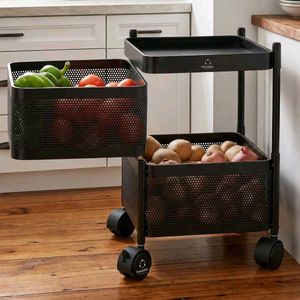 HomeWiz Square Kitchen Rack 2- Layer | Lifetime Us