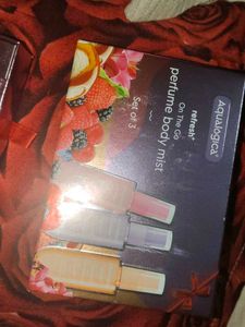 not used Aqualogica Perfume Body Mist Set