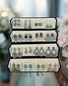 Ethnic Earrings Set with box
