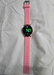 Stylish Pink Smart Watch