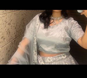 Elegant Ethnic Gown with Dupatta