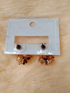 Elegant Butterfly Drop Earrings and rose gold earr