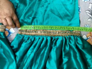 Blue Kurti Set With Gharara