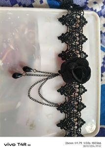 Black Lace Choker Necklace