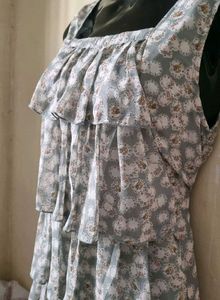 Floral Tiered Mini Dress