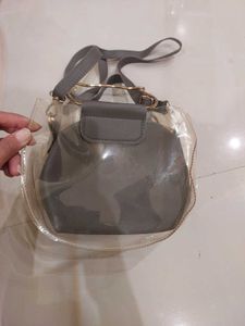 Cute Clear PVC Clutch Bag