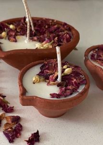 Handmade Diwali Clay Diyas
