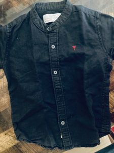 Palm Tree Black Shirt