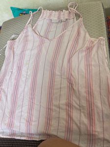 Striped Spaghetti Strap Tank Top