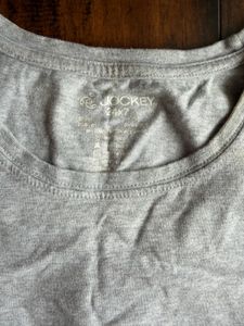 Jockey Classic Grey Crew Neck T-Shirt-M size