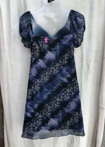 22158. Mesh mini dress