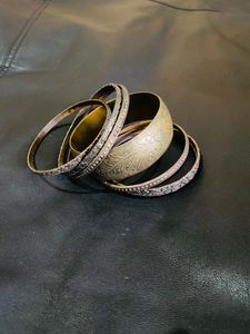 Combo Of 3 Bangles Set💛🧡🤎