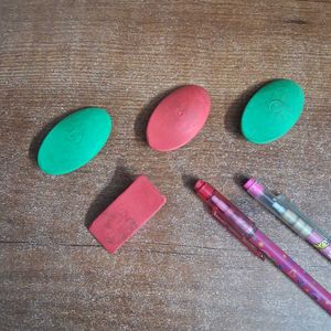 Mechanical Pencils &amp; Erasers Set