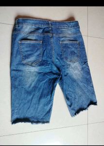 2 Denim Capri Shorts