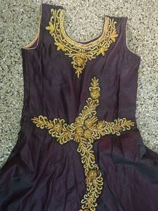 Embroidered Anarkali Gown