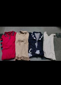 winter combo sweater dresses warm 3
