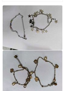 Boho Oxidised Silver Necklace &amp; Bangle Set