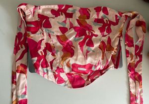 Floral Print Corset Top