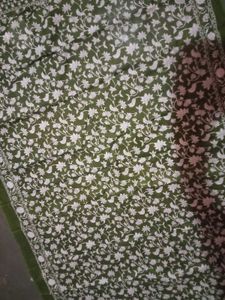 Beautiful Green Floral dupatta