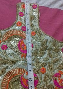 Blouse Pice Very Priitty Finishing Work Free Gift