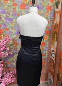 Elegant Black Strapless Dress