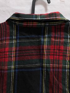 Boohoo Plaid Short Sleeve Shirt