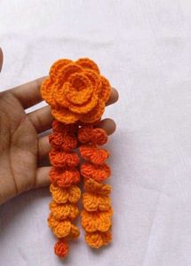 Handmade Crochet Flower Hair Accessories
