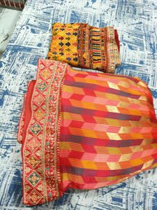 A Beautiful Gown With Dupatta