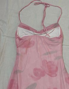 Pretty Pink Floral Slip Dress