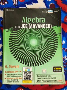 Algebra for JEE (Advanced) by G. Tewani
