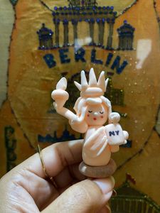 2 Statue of Liberty Miniature Figurine and Magnet