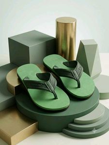 Stylish Green Flip Flops for Men