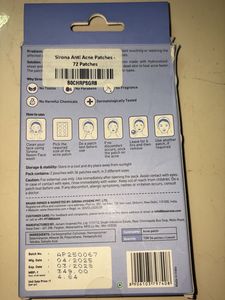 Sirona Hydrocolloid Acne Pimple Patch