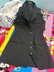Classic Black Button-Up Jacket or One peice dress