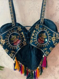 Navratri ethnic embroidery blouse