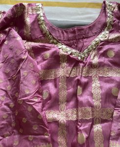 Stunning Purple Silk Lehenga Choli