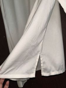 Classic White Button-Up Shirt