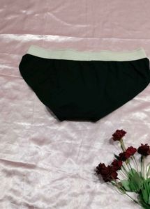 Men's Black Cotton Briefs