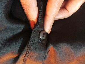 Black satin branded shirt Xxl