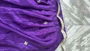 Beautiful Purple Embroidered Lehenga
