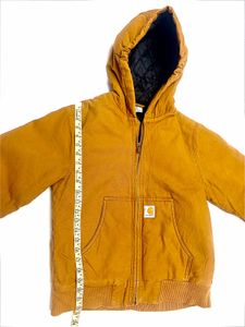 Carhartt Brown Lined Hooded Jacket