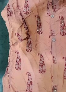 Pink Paisley Print Tunic