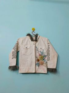 Floral Embellished Denim Jacket