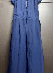 Elegant Navy Blue Maxi Dress