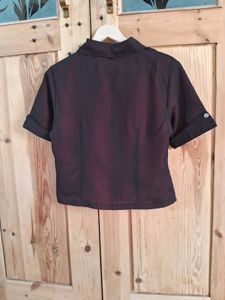 Chic Maroon Crop Top
