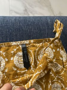Mustard Yellow Ethnic Kurti