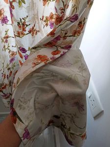 Floral Print Curtains set of 3,freebie with this