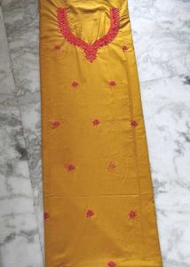 unstitched embroidery full suit piece