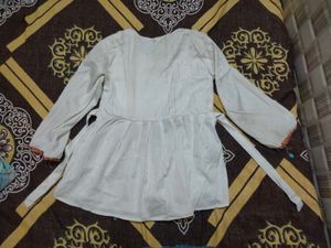 Embellished White top