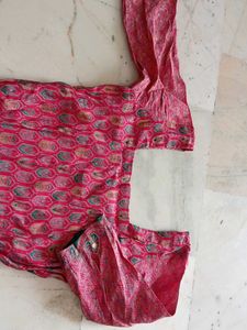 Cotton Work Kurta Set Wit Duapata
